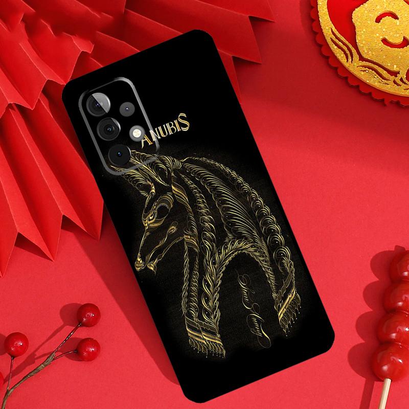 Egypt Nefertiti Anubis Ankh Case For Samsung Galaxy M34 M54 M32 M52 M15 M11 M12 M13 M14 M06 M16 M36 M56 M31 M53 M35 M55