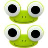Cute Contact Lens Case 2Pcs Contact Lens Case 3x2x1 Cartoon Frog Shape Travel with Adorable Big Eyes, Practical Cute
