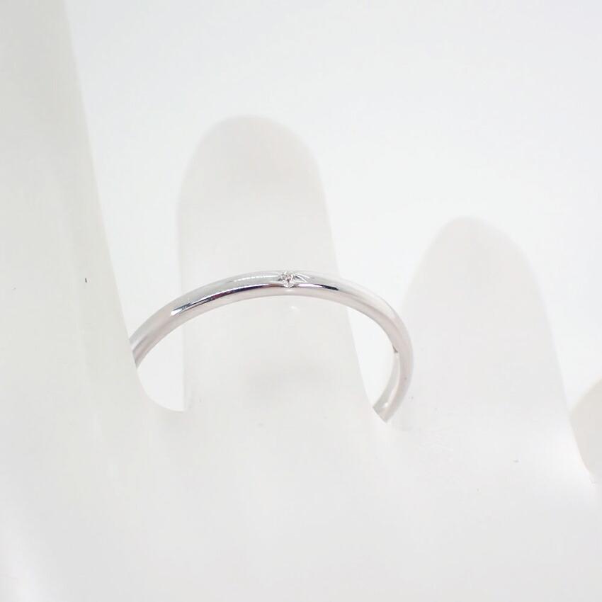 [Pre-owned] AHKAH PEME K18WG Diamond Ring / Size 21 / j33-14