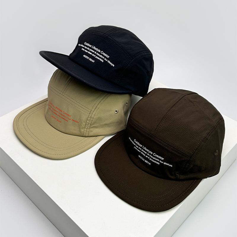 Yiran Bag Women's New Unisex Letter Flat Eaves Quick Drying Baseball Hats Outdoor Breathable Street Sunshade Peaked Caps Versatile Fashion Hip Hop 52-60Cm