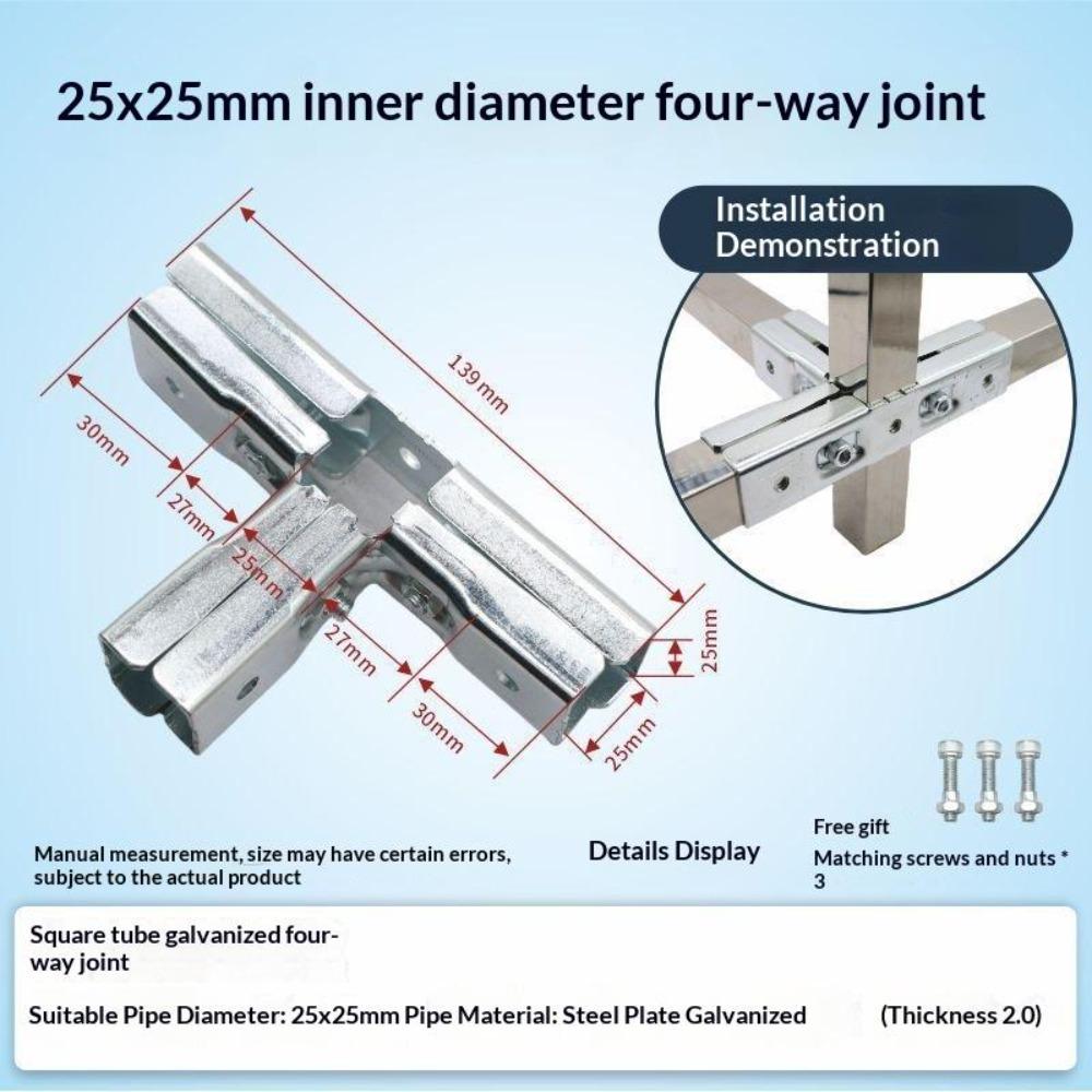 Non Welding Pipe Joint Buckle Adjustable Shelf Bracket New Elbow Fixed Buckle  Pipe Fitting