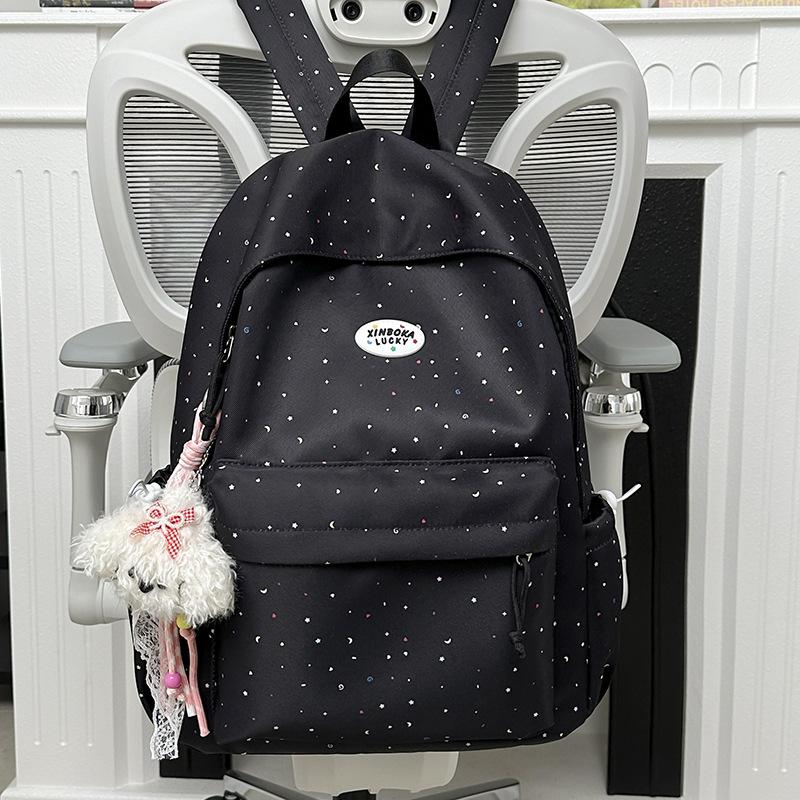 Zaino coreano nuovo piccolo fresco pois zaino femminile studenti delle scuole medie ins versatile grande capacità zaino stile campus