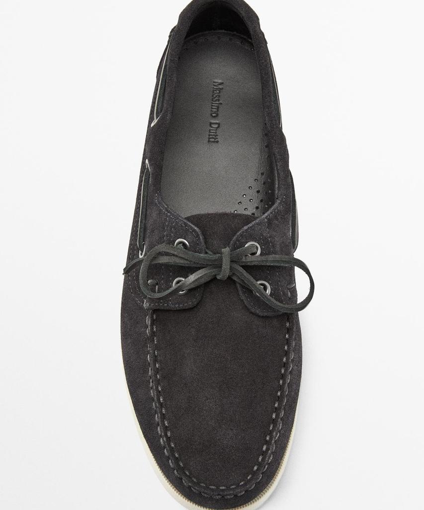 Massimo Dutti Leather Boat Shoes