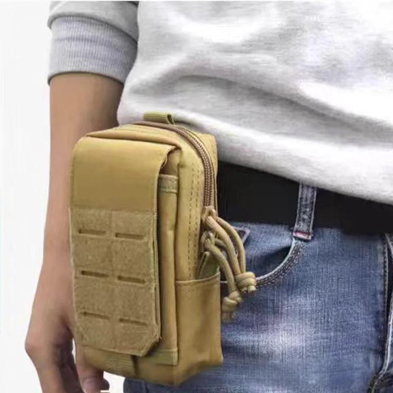 Tactical Molle Pouch Waist Bag Outdoor Men EDC Tool Bag Utility Gadget Organizer Vest Pack Purse Mobile Phone Case