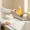 Stainless Steel Sink Drain Rack Large Capacity Soap Sponge Holder  Bathroom