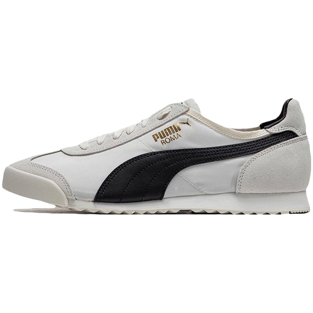 PUMA Roma OG Nylon Whisper White Black Men s 362408-28 EU 35.5