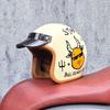 Retro Halb-Open Motorradhelm Cross-Country Motorradzubehör Motorradhelm 3/4 Retro-Helm im Winter