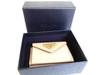 Authentic PRADA Beige Leather Trifold Wallet Compact Wallet #b149  Open Box