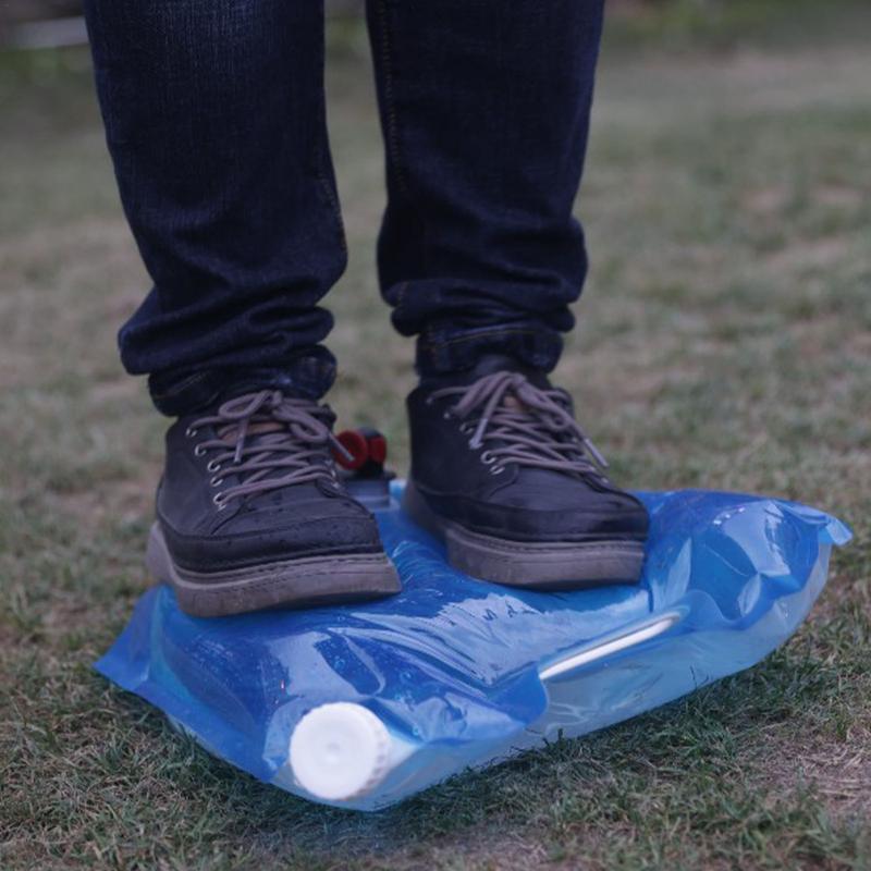 Camping Water Bag With Faucet Folding Water Storage Containers Portable 5/10L Water Bucket Collapsible Water Pouch Camp Supplies