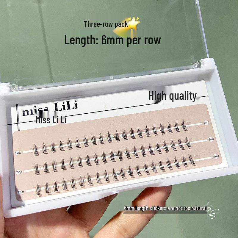 Shi Pai Li Li Miss Super Natural Manga Eyes Three-Step False Eyelashes