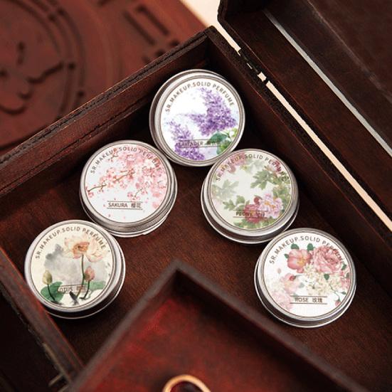 2/3/4/5Pcs Balm Irresistible Scent Solid Perfume Captivating Aroma Long-lasting Fragrance Alcohol-free Natural Balm Body Deodorant Supplies