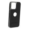 Case for IPhone PU Leather Full Protection Shockproof Slim Cell Phone Cover for Men Daily Use Black for IPhone 14 Pro