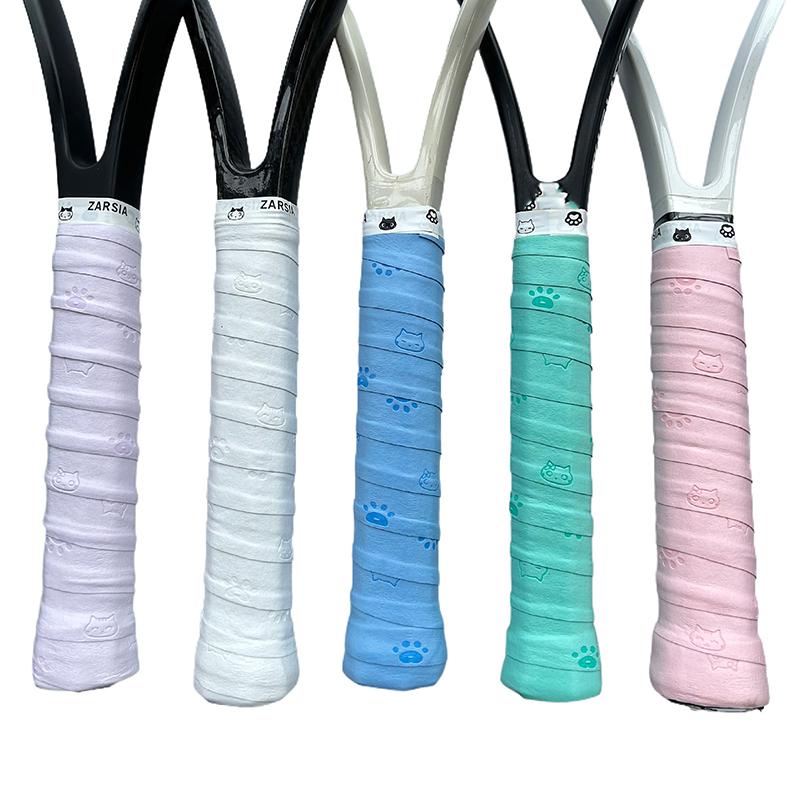 1Pc Tacky Feel Anti-Slip Tennis Overgrip Tennis Racket Tennis Sweatband Antivibrad Hand Glue Wrapped Bandage Training Sweatband