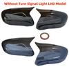 Pair Car Side Rearview Mirror Cover For Lexus IS IS250 IS350 2006-2012 LHD Glossy Black/Carbon Look Wing Mirror Caps Trims US/EU