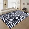 Modern Blue Minimalist Area Rug Oversized Non-Slip Carpet for Living Room Bedroom Bedside Floor Mat Home Decor