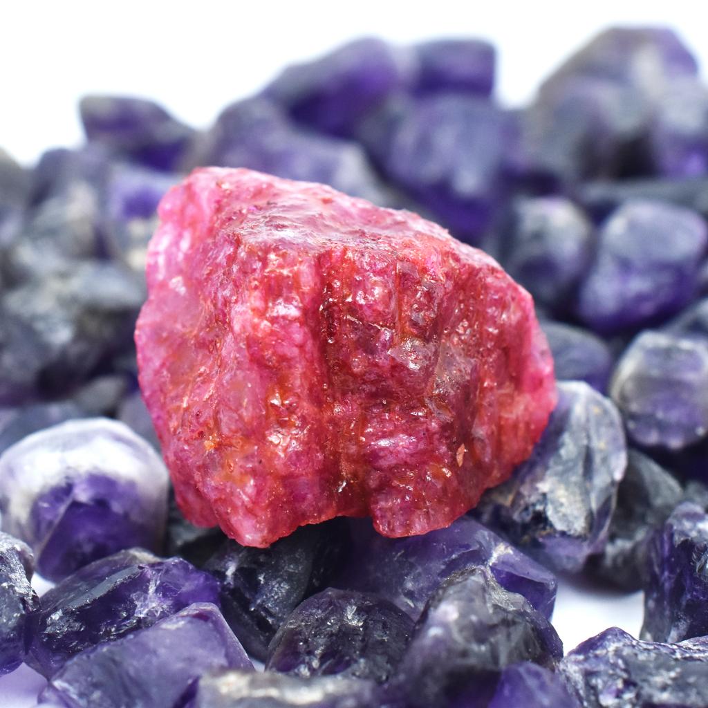 5100 Ct Natural Red Ruby Rough Raw Uncut Loose Gemstone Lot