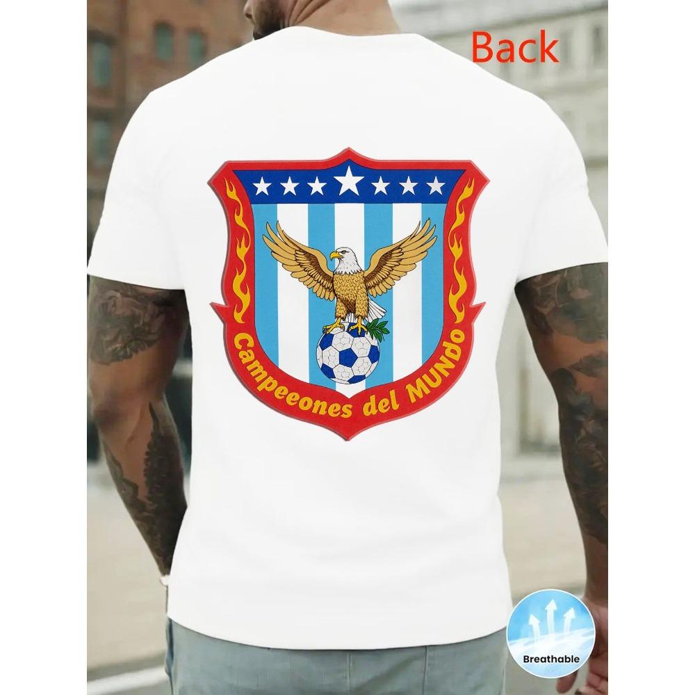Men'S FIFA Gray T-Shirt | Made from 100% Comfortable Fabric, Ideal for Casual Wear, Features World Champions Emblem