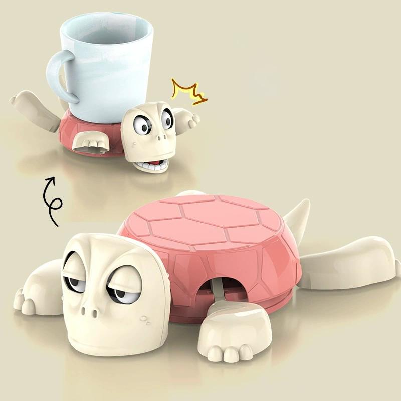 Turtle Coaster with Funny Expression When You Put a Glass On His Back - Fully Colored - Gag Gift for a Turtle or Tortoise Lover