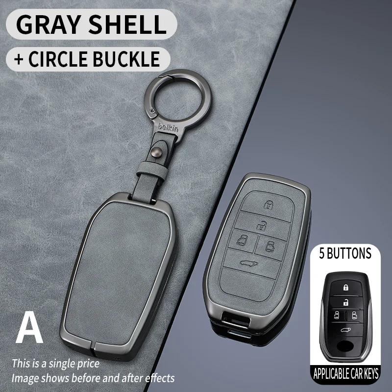 Svagd6 Zinc Alloy Car Key Case Full Cover Shell Fob For Toyota Corolla Altis Auris Aygo Yaris Camry RAV4 Verso TC IM Shell Accessories