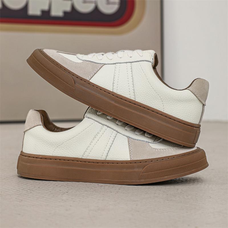 

Немецкие кроссовки мужские увеличение высоты платформы 2025 новая весна повседневные кеды обувь Форреста Гампа спортивная универсальная белая обувь 38