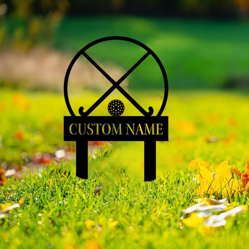Custom Metal Sign Garden Decor Personalized Lawn Marker Outdoor Art Gift