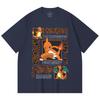 230 Gsm 100% Cotton Pokemon V5 Charmander Print Unisex Heavy Cotton T Shirt