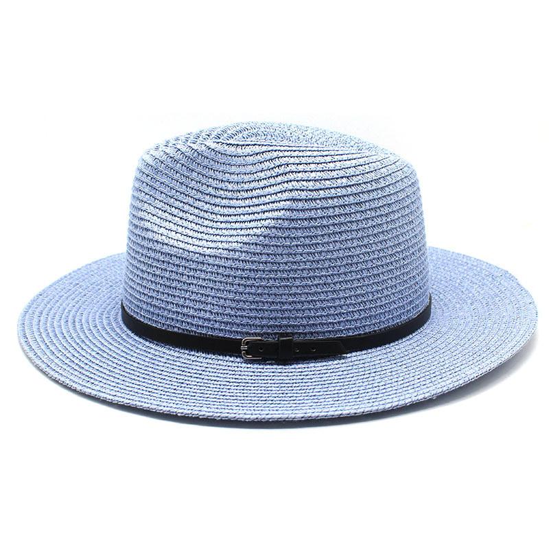Summer Foldable Wide Brim Straw Hat For Men And Women With Sun Protection And Breathable Design For Beach And Outdoor Activities