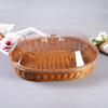 Versatile Imitation Rattan Wicker Basket with Acrylic Lid for Home Dining Table Storage Box Picnic Food Storage Plastic Basket #