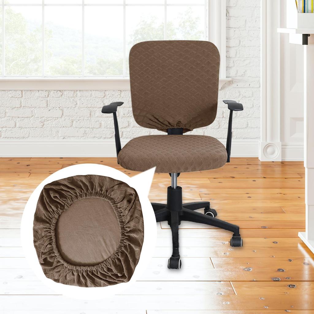 Elastic Office Chair Cover Universal Stretchable Removable for Office Home
