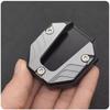 2Pcs Aluminum Zinc Zinc Alloy Kickstand Extender Extension Foot Pad Motorcycle Accessories  Motorbike