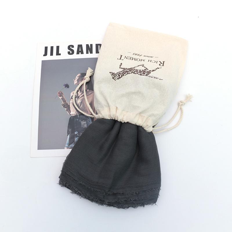 Big Red Po Cotton And Linen Scarf Desert Sunscreen Shawl Seaside Travel Beach Lady Decoration Cotton Scarf Women Luxury