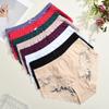 1pcs Women's High Waisted Plus Size Lace Bow Underwear, Fashionable, Breathable, Soft and Comfortable Women's Underwear, Multiple Colors
