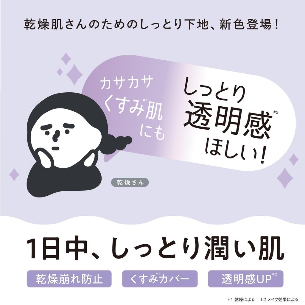 Feuchtigkeitsspendender Hautpflege-Primer für trockene, durchscheinende Make-up-Looks, hoch durchscheinend, verhindert trockene Hautschuppung, Haut, Lavendel, 30g, Primer, Feuchtigkeitsspendend,