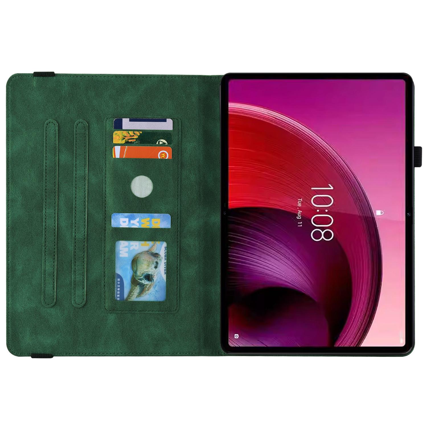 

For Lenovo Tab M11/Xiaoxin Pad 11 2024 Case Tablet Leather Cover with Card Slots Pink