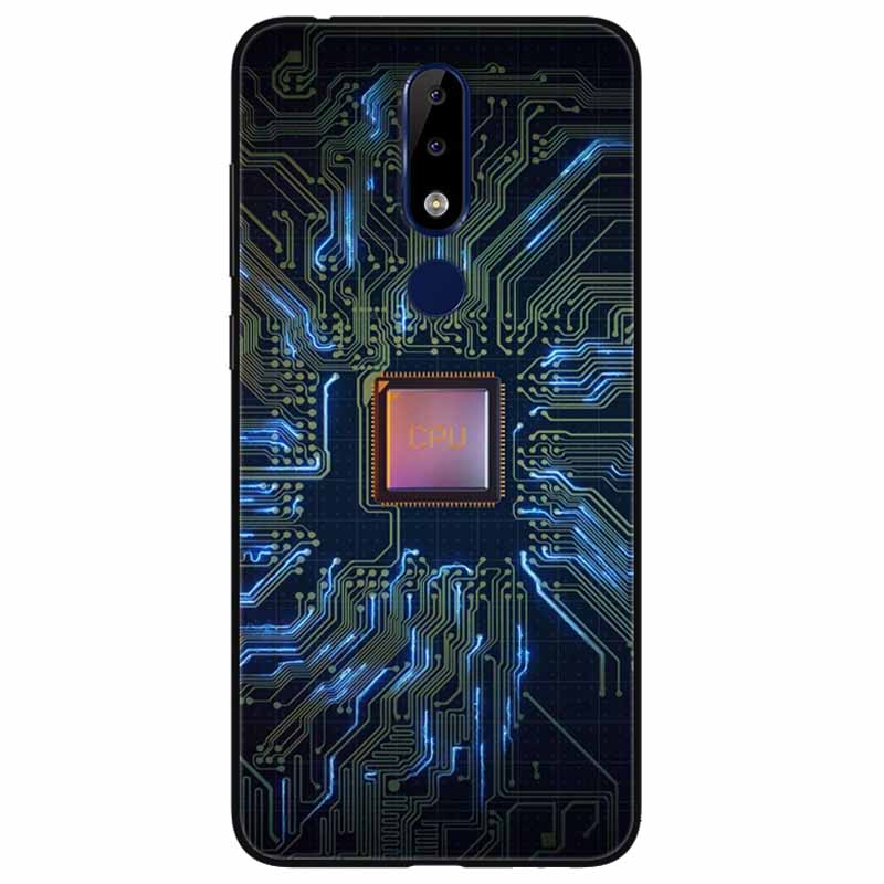For Nokia 5.1 Plus Case Soft Silicone Cartoon Fashion TPU Phone Cases for Nokia X5 Cover 5.1Plus Cute for NokiaX5 Protective