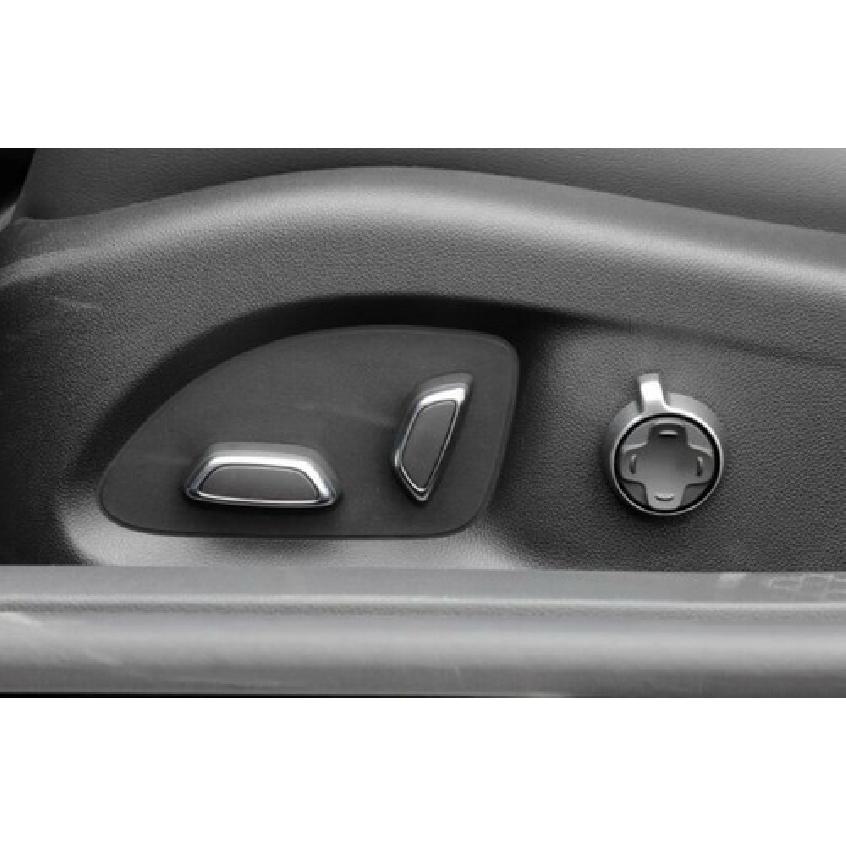 Seat Adjust Handle Button Panel 2X For Cadillac CT4-V CT4 Silver Steel 20-