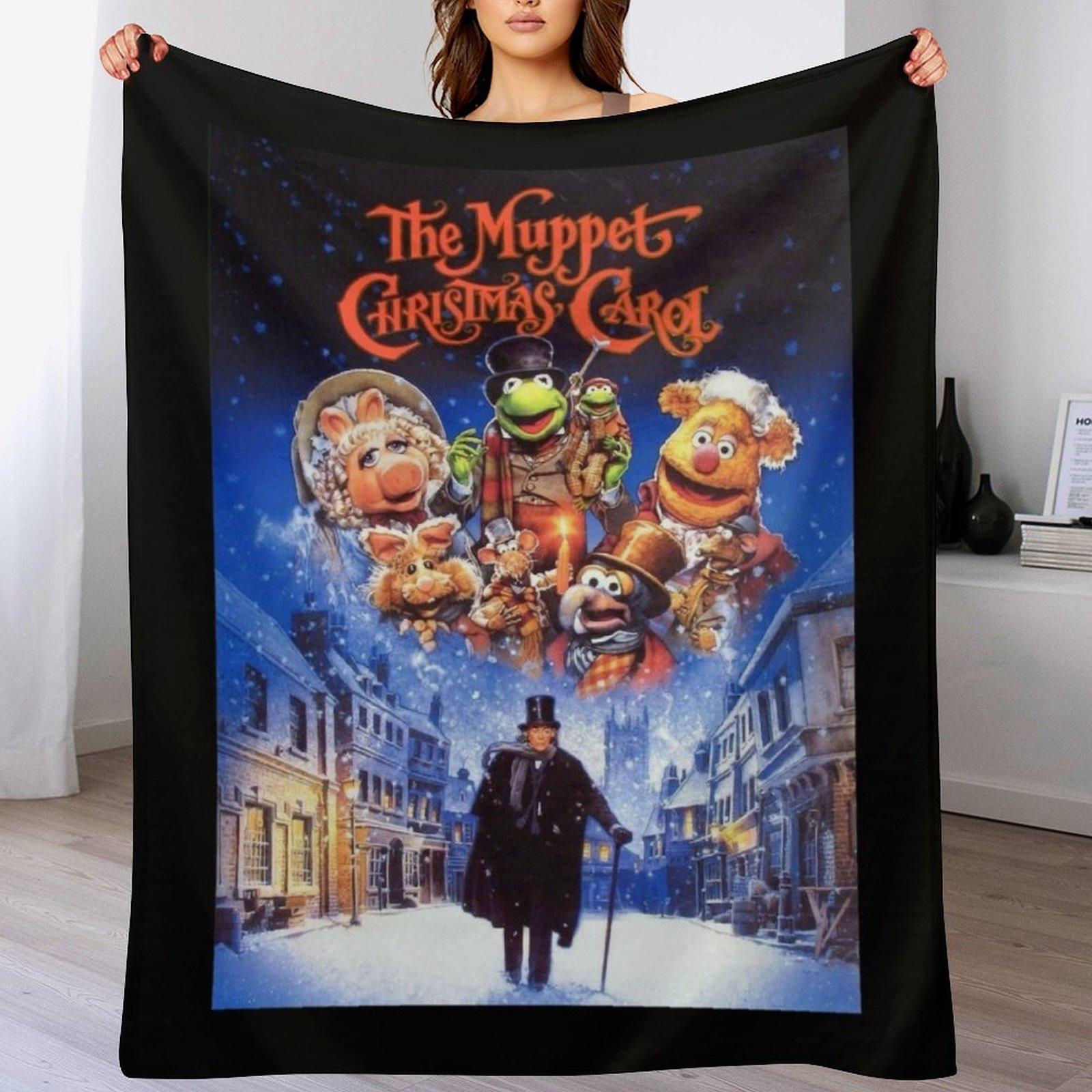 

The Muppet Christmas Vitnage Throw Blanket Soft Warm Blanket Gift for Men Women Adults 102x76cm(40x30in)