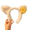 Cute Cartoon Cat Ears Plush Headband for Women - Perfect for Face Washing & Hair Styling In Autumn/Winter