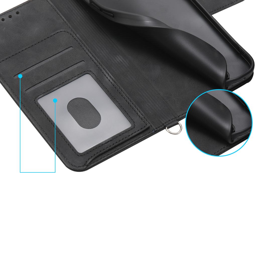 For Xiaomi 17 Pro Max Case Flower Pattern PU Leather Wallet Phone Cover with Strap