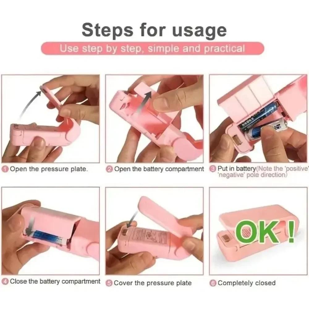 Mini Multi-function Sealer Plastic Storage Bag Sealing Machine Close Keeping Fresh Seal Food Snack Kitchen Tool