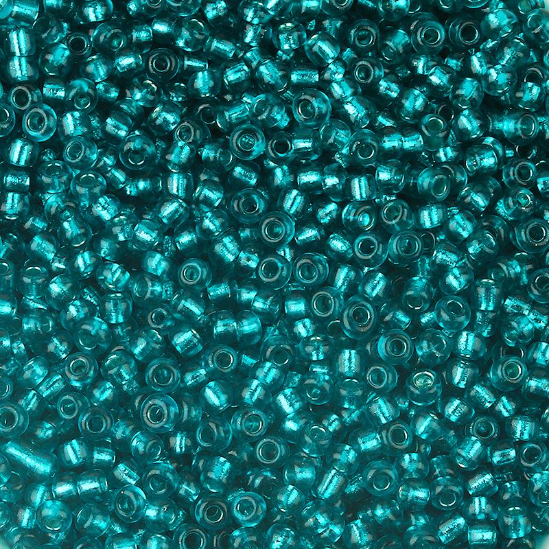 Forsølvede 3 mm glassfrøperler for DIY-smykker - Flere farger
