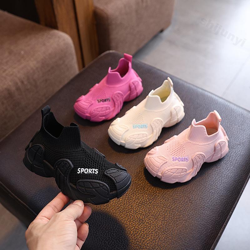 Children's Breathable Mesh Weave Shoes Spring Autumn Girls' Lightweight Comfortable Sneakers Outdoor Non Slip Boys' Casual Shoes