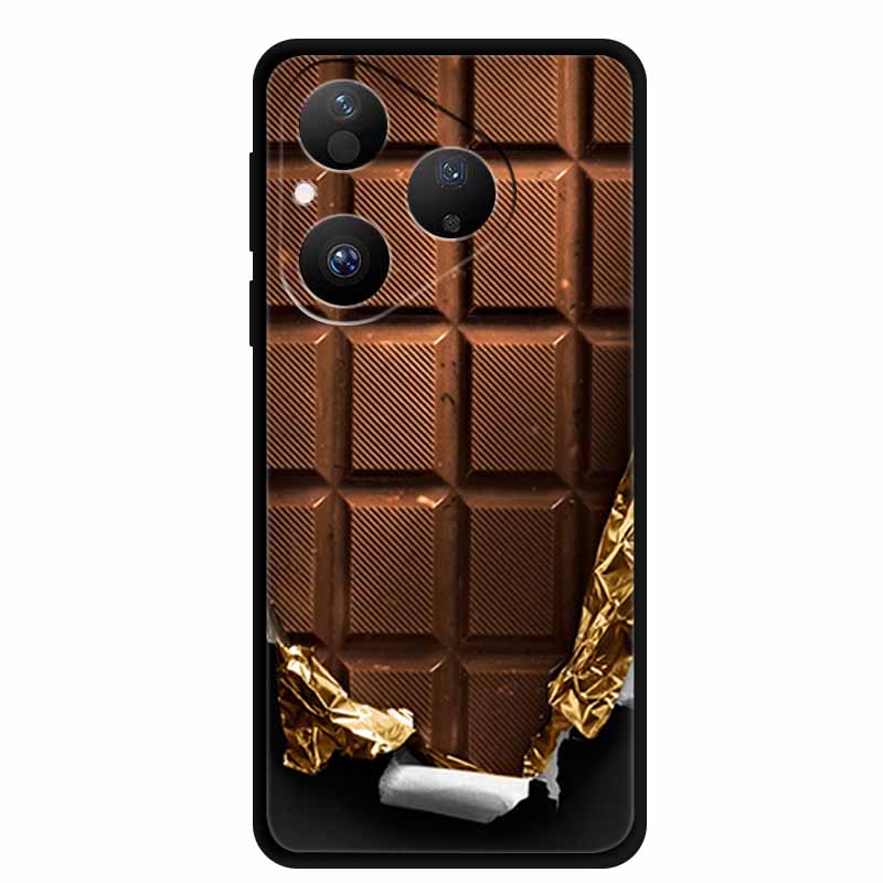 For Huawei Pura 80 5G Case Pura80 Coque Black Silicone Soft Back Cover Case For Huawei Pura 80 2025 Phone Case HED-LX9 Funda Bag