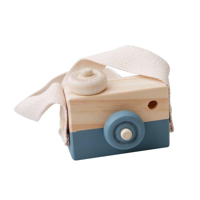 Wooden Camera Toy For Kids Unisex With Smooth Finish And Cotton Rope**