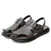 Fashion Men's sandals Classic retro business style Dress up party  Daily office Leisure Outdoor Breathable shoes Black Brown Beach