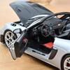 NOREV Scale Porsche 718 Spyder RS Weissach Package 2023 Silver NOREV 718 Spyder RS Weissach Package Fully Openable 1/18