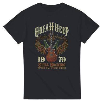 Uriah Heep T-Shirt - Klassisches Rockband-T-Shirt, Vintage Konzert-Merchandise, Geschenk für Musi