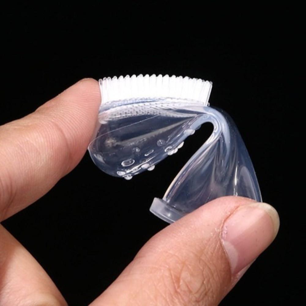 5/10pcs Ultra-Soft Cat Silicone Toothbrush Remove Bad Breath Dog Toothbrush Oral Cavity Cleaning