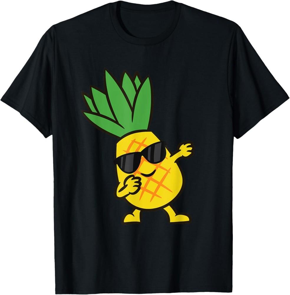 Dabbing Pineapple Fruit Summer Cool Pineapple T-Shirt Unisex T-Shirt XXL