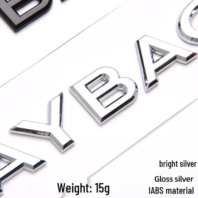Maybach S-Class Viano Rear Trunk Badge - English Letter Mod Kit